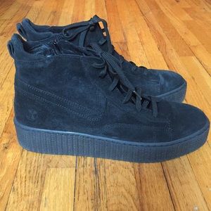 Post Xchange 80 Ziggy Black High Top Sneakers